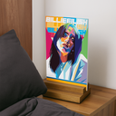 Ver imagem 3 de Placa e Display de Mesa Decorativa da Cantora Billie Eilish