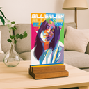 Ver imagem 2 de Placa e Display de Mesa Decorativa da Cantora Billie Eilish