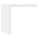 Ver imagem 5 de Mesa de Apoio Lateral 89cm Tamburato Corp A06 Branco - Mpozenato