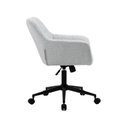 Ver imagem 4 de Cadeira Poltrona Giratória Pelegrin Pel-0202 Tecido Cinza Claro