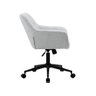 Cadeira Poltrona Giratória Pelegrin Pel-0202 Tecido Cinza Claro - 4