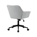 Ver imagem 5 de Cadeira Poltrona Giratória Pelegrin Pel-0202 Tecido Cinza Claro
