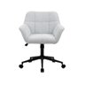 Cadeira Poltrona Giratória Pelegrin Pel-0202 Tecido Cinza Claro - 1