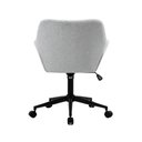 Ver imagem 6 de Cadeira Poltrona Giratória Pelegrin Pel-0202 Tecido Cinza Claro