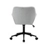 Cadeira Poltrona Giratória Pelegrin Pel-0202 Tecido Cinza Claro - 6