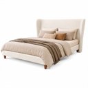 Ver imagem 5 de Cama Japonesa com Cabeceira Corea Queen Facto Off White- Sallar Home