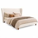 Ver imagem 1 de Cama Japonesa com Cabeceira Corea Queen Facto Off White- Sallar Home