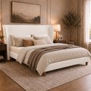 Ver imagem 2 de Cama Japonesa com Cabeceira Corea Queen Facto Off White- Sallar Home