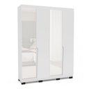 Ver imagem 1 de Roupeiro 4 Portas com Espelho Porto Branco Politorno