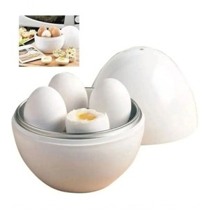 Recipiente P/ Cozinhar Ovos Microondas Prático e Saudável