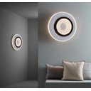 Ver imagem 3 de Lustre Plafon Led 27w Preto 24cm Sobrepor 3000k Bivolt Dcb03059