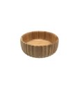 Ver imagem 7 de Bowl Canelado De Bambu kit C 3 Pequeno Médio Grande