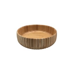 Bowl Canelado De Bambu kit C 3 Pequeno Médio Grande - 8