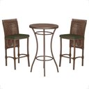 Ver imagem 1 de Mesa Bistro e 2 Banquetas Roma Marrom Corda Náutica 13 Trama Original