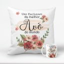 Ver imagem 1 de Kit para Presente Almofada e Caneca Avó Vovó - Dia Das Mães
