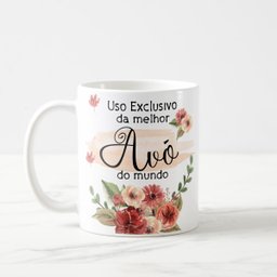 Kit Para Presente Almofada E Caneca Avó Vovó - Dia Das Mães - 2