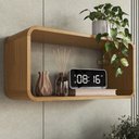 Ver imagem 1 de Nicho Organizador Duplo Curve Carvalho Xingu - Completa Móveis