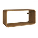 Ver imagem 2 de Nicho Organizador Duplo Curve Carvalho Xingu - Completa Móveis