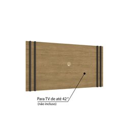 Painel Industrial para TV de até 42- Freijó/Preto - 3 Painel Industrial para TV de até 42- Freijó/Preto - 3