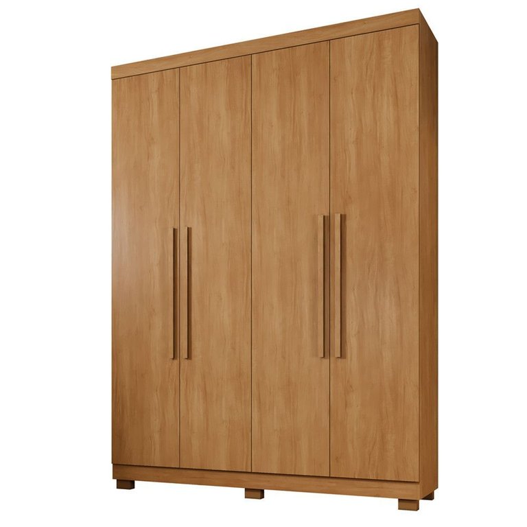 Guarda Roupa Viena 4 Portas 3 Gavetas 8 Prateleiras - Benetil