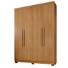 Guarda Roupa Viena 4 Portas 3 Gavetas 8 Prateleiras - Benetil - 1