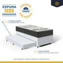 Ver imagem 5 de Cama Box com Colchão de D33 Iso 3000 Gazin + Auxiliar de Espuma Unique Solteiro 88cm