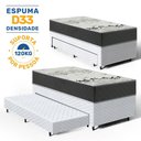 Ver imagem 3 de Cama Box com Colchão de D33 Iso 3000 Gazin + Auxiliar de Espuma Unique Solteiro 88cm