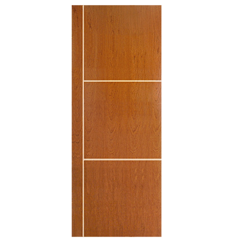 Porta Madeira Modelo Colmeia Frisada 4000 - 70x210 X 3,5 Jequitibá - Alamo