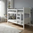 Ver imagem 7 de Beliche 100% Mdf Fortaleza - Duas Camas Solteiro Compacta e Moderna Branco com 2 Colchões