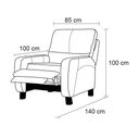 Ver imagem 4 de Poltrona De Couro Reclinável Paxton M06 Café 490