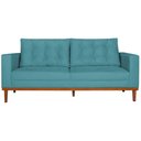 Ver imagem 6 de Sofá 2 Lugares Dubai Suede Azul Turquesa