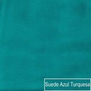 Ver imagem 3 de Sofá 2 Lugares Dubai Suede Azul Turquesa
