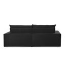Ver mais imagens de Sofá Retrátil e Reclinável 3 Lugares 2,10m com Molas Emília Suede Preto Madelina Decor