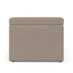 Calçadeira Baú Navi 160 para Cama Queen Z-006 Sued Capuccino Aradecor - 4