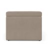 Calçadeira Baú Navi 160 para Cama Queen Z-006 Sued Capuccino Aradecor - 4