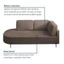 Ver imagem 7 de Sofá Living Orgânico 2 Lugares 165cm Base de Ferro Braço Direito Norten