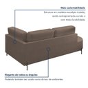 Ver imagem 6 de Sofá Living Orgânico 2 Lugares 175cm Base de Ferro Braço Direito Norten