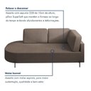 Ver imagem 7 de Sofá Living Orgânico 2 Lugares Veludo Bege Escuro Norten 165cm
