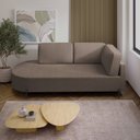 Ver imagem 1 de Sofá Living Orgânico 2 Lugares 175cm Base de Ferro Braço Direito Norten