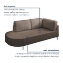 Ver imagem 4 de Sofá Living Orgânico 2 Lugares 175cm Base de Ferro Braço Direito Norten