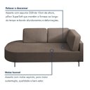 Ver imagem 7 de Sofá Living Orgânico 2 Lugares 175cm Base de Ferro Braço Direito Norten
