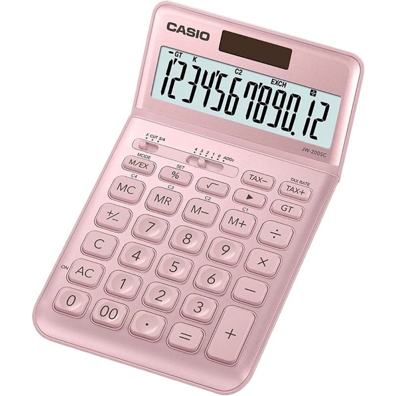 Calculadora Casio JW-200SC-PK (12 Digitos) - Rosa - 2