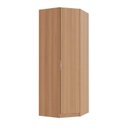 Ver imagem 2 de Guarda Roupa Planejado de Canto Obliquo 1 Porta Hera CabeCasa MadeiraOriginals Marrom Louro