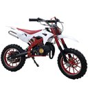 Ver imagem 1 de Mini Moto Cross a Gasolina 49cc 2 Tempos Freio a Disco Preta