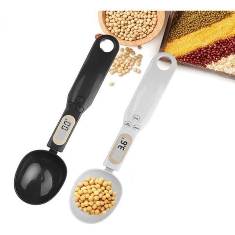 Colher Balanca Precisao 500gr Digital Lcd Dosador Medidor Eletronico Alimentos Graos Cozinha
