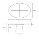 Ver imagem 2 de Mesa de Jantar Cone Oval Laqueada Preta Vidro 3mm 200x100cm para Sala Moderna