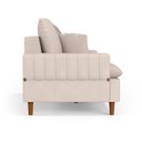 Ver imagem 3 de Sofá 3 Lugares 180cm com Almofadas Veras D05 Suede Bege Claro - Mpozenato