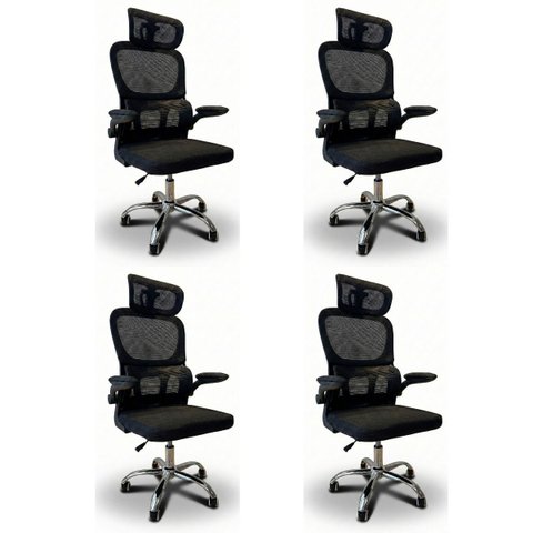 Cadeira de Escritório Diretor Oficial Atenas - Preto - 4