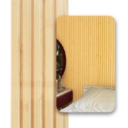 Painel Ripado Wpc Interno Low Cor: Carvalho 1,45m X 15cm (0,21m²) Woopo - 3