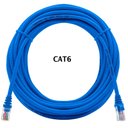 Ver imagem 1 de Cabo de Rede Plus Cable Pc Eth6e Patch Cord Cat6 Gigabit Azul 30 Metros